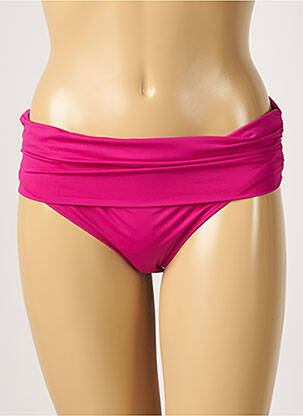 Bas de maillot de bain micro fibres culotte rose AUBADE femme