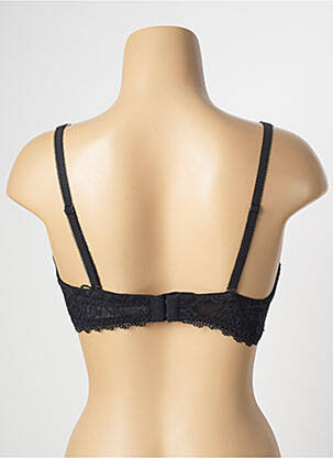 Soutien-gorge effet matière satinée haut bandeau noir AUBADE femme