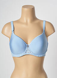 Soutien-gorge effet matière satinée haut soutien-gorge moulé bleu AUBADE femme
