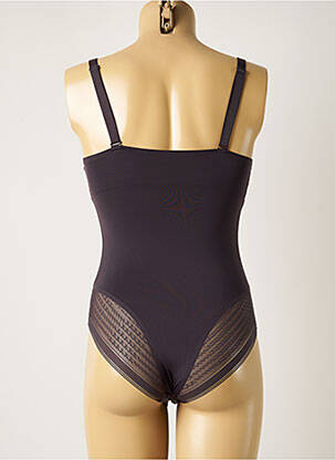 Body lingerie effet matière satinée gris SIMONE PERELE femme