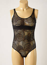 Body lingerie effet matière satinée noir SIMONE PERELE femme