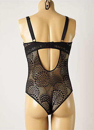 Body lingerie effet matière satinée noir SIMONE PERELE femme