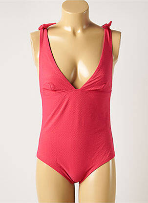 Maillot de bain 1 pièce stretch haut triangles rose SIMONE PERELE femme