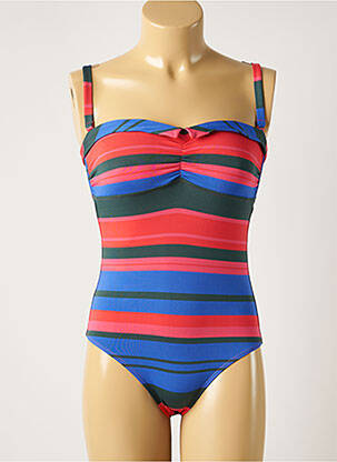 Maillot de bain 1 pièce bretelles élastiquées amovibles haut bandeau vert SIMONE PERELE femme