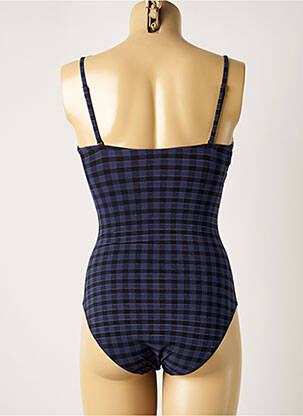 Maillot de bain 1 pièce bretelles élastiquées amovibles haut soutien-gorge moulé bleu SIMONE PERELE femme