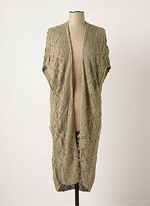 Gilet manches courtes coupe droite vert O'NEILL femme