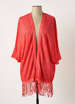 Gilet manches courtes coupe droite rouge O'NEILL femme