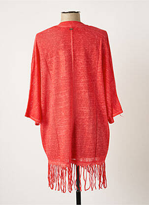 Gilet manches courtes coupe droite rouge O'NEILL femme