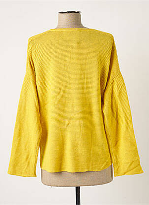 Gilet manches longues stretch jaune POLES femme