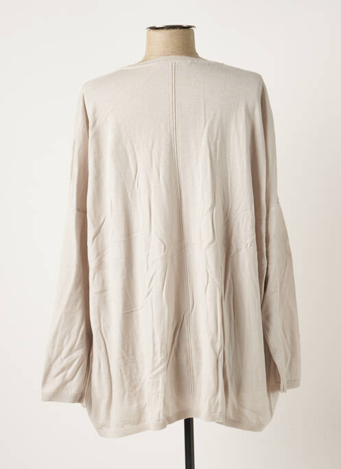 Gilet manches longues gris POLES pour femme