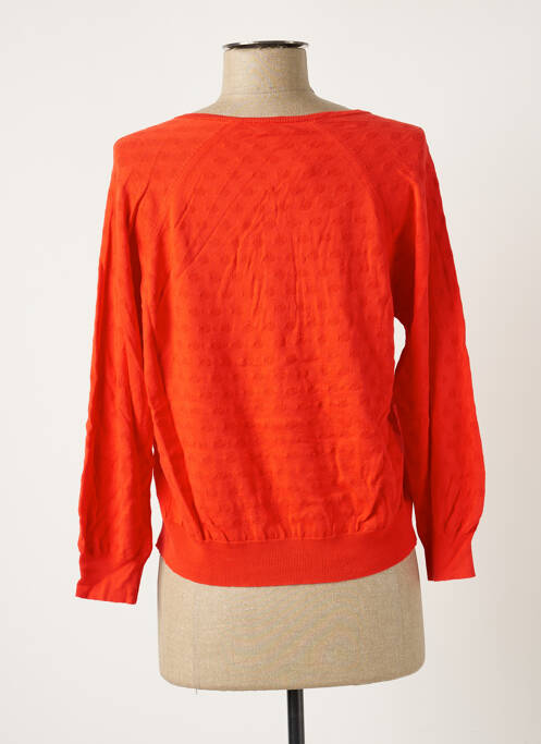 Gilet manches longues rouge MONTAGUT femme