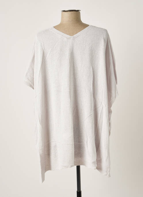 Poncho gris POLES pour femme