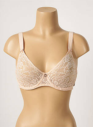 Soutien-gorge tissage dentelle haut soutien-gorge emboitant beige AUBADE femme