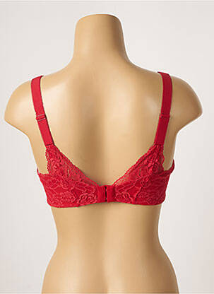 Soutien-gorge tissage dentelle haut soutien-gorge emboitant rouge AUBADE femme