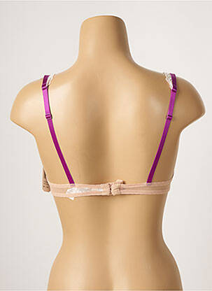 Soutien-gorge broderie haut soutien-gorge emboitant rose AUBADE femme