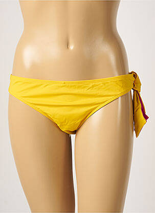 Bas de maillot de bain micro fibres culotte jaune AUBADE femme