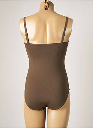 Maillot de bain 1 pièce bretelles élastiquées amovibles haut soutien-gorge avec mousse de rembourrage amovible vert AUBADE femme