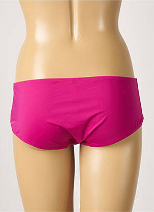 Bas de maillot de bain effet matière satinée culotte rose AUBADE femme