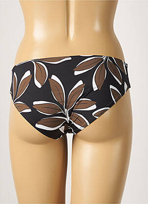 Bas de maillot de bain imprimé fantaisie culotte noir AUBADE femme