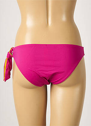 Bas de maillot de bain effet matière satinée culotte rose AUBADE femme