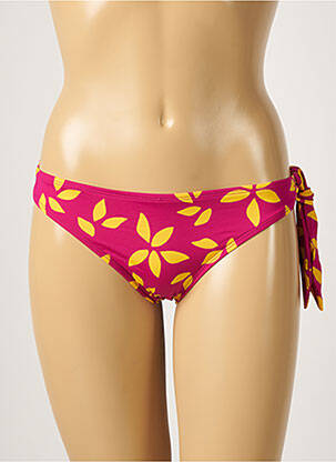 Bas de maillot de bain imprimé fantaisie culotte rose AUBADE femme