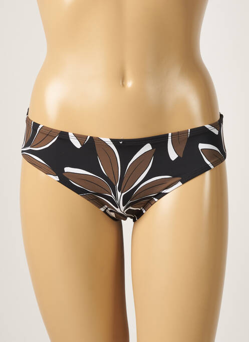Bas de maillot de bain imprimé fantaisie culotte noir AUBADE femme