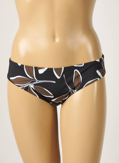 Bas de maillot de bain imprimé fantaisie culotte noir AUBADE femme