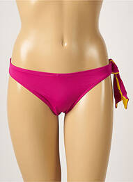 Bas de maillot de bain effet matière satinée culotte rose AUBADE femme