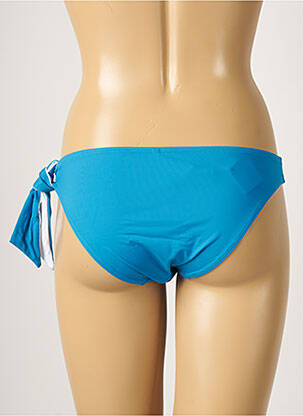 Bas de maillot de bain effet matière satinée culotte bleu AUBADE femme