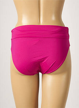 Bas de maillot de bain effet matière satinée culotte rose AUBADE femme