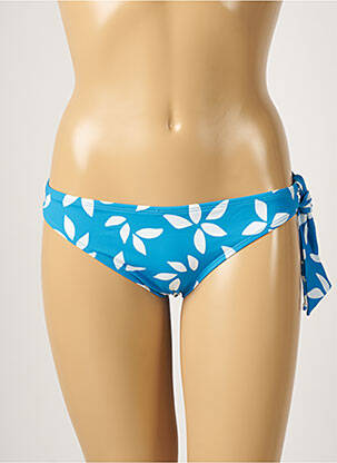 Bas de maillot de bain imprimé fantaisie culotte bleu AUBADE femme