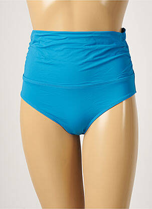 Bas de maillot de bain effet matière satinée culotte bleu AUBADE femme