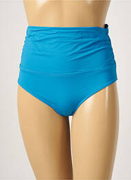 Bas de maillot de bain effet matière satinée culotte bleu AUBADE femme