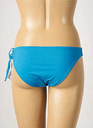Bas de maillot de bain effet matière satinée culotte bleu AUBADE femme