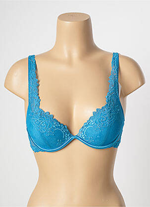Soutien-gorge haut soutien-gorge push-up haut soutien-gorge push-up bleu VALEGE femme