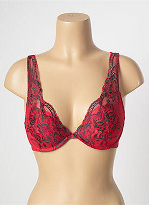 Soutien-gorge haut soutien-gorge push-up haut soutien-gorge push-up rouge VALEGE femme