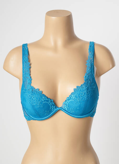 Soutien-gorge haut soutien-gorge push-up haut soutien-gorge push-up bleu VALEGE femme