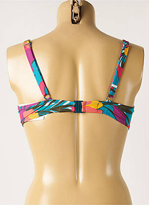Haut de maillot de bain stretch haut soutien-gorge emboitant bleu SIMONE PERELE femme