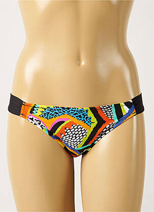 Bas de maillot de bain imprimé fantaisie culotte noir ANTIGEL femme