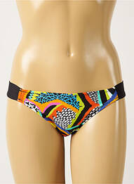 Bas de maillot de bain imprimé fantaisie culotte noir ANTIGEL femme