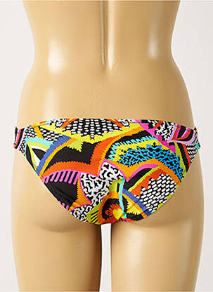 Bas de maillot de bain imprimé fantaisie culotte noir ANTIGEL femme