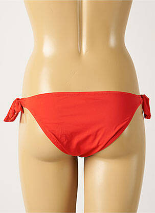 Bas de maillot de bain imprimé fantaisie bikini orange ANTIGEL femme