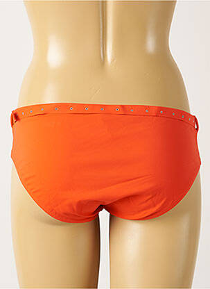 Bas de maillot de bain stretch culotte orange MAISON LEJABY femme
