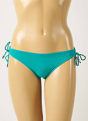 Bas de maillot de bain stretch culotte vert MAISON LEJABY femme