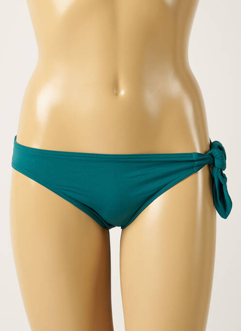 Bas de maillot de bain stretch bikini vert MAISON LEJABY femme