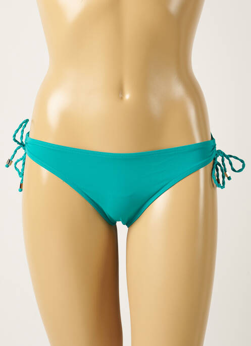 Bas de maillot de bain stretch culotte vert MAISON LEJABY femme