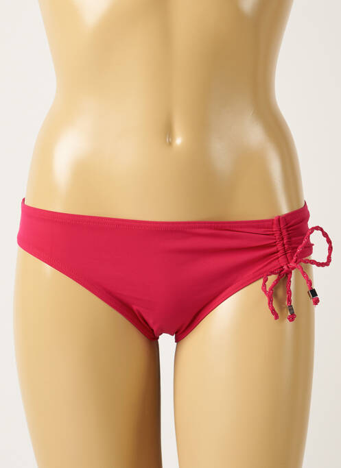 Bas de maillot de bain stretch culotte rose MAISON LEJABY femme