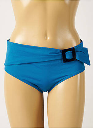 Bas de maillot de bain stretch culotte bleu SIMONE PERELE femme