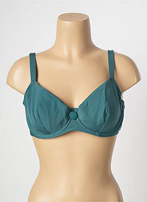 Haut de maillot de bain stretch haut soutien-gorge emboitant vert SIMONE PERELE femme