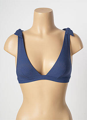Haut de maillot de bain stretch haut soutien-gorge avec mousse de rembourrage amovible bleu SIMONE PERELE femme